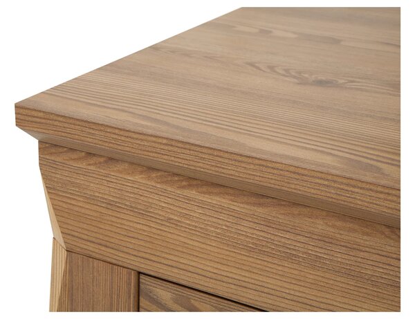 Comoda BERGEN KOM2D2S, stejar auriu, PAL, 110x47x98 cm