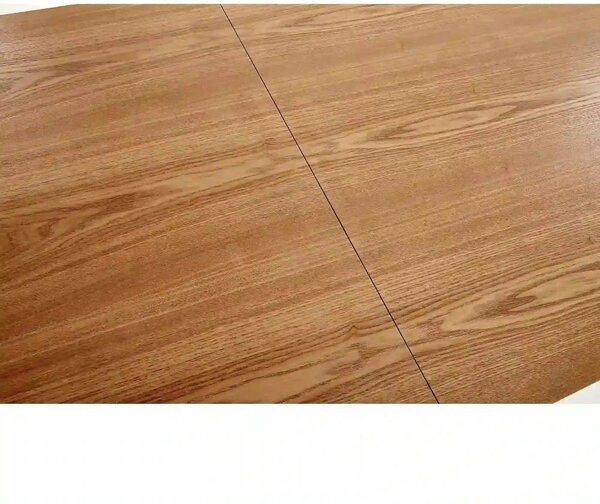 Masa extensibila Capital, stejar auriu/negru, 160/200x90x76 cm