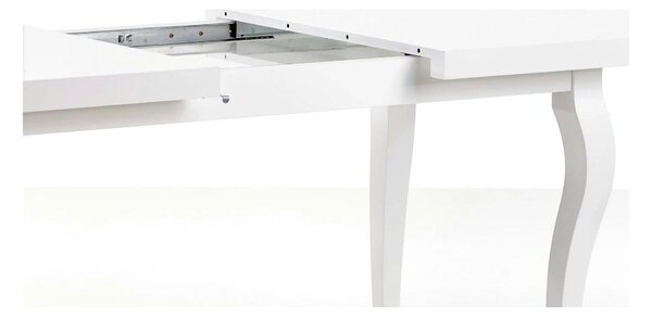Masa extensibila MOZART, alb, 140/180x80x75 cm