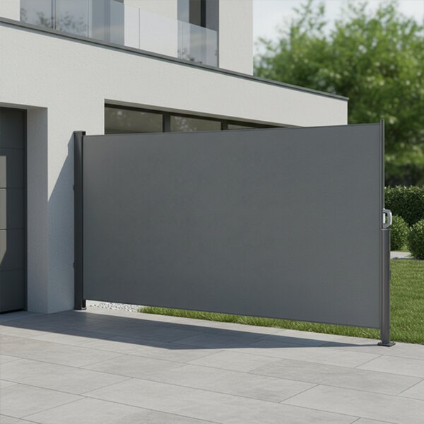 KONDELA Paravan lateral, antracit, 3x1,8 m, TAKSA NEW TYP 2