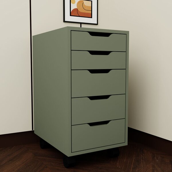 Container de birou Caisy (verde). 1144765