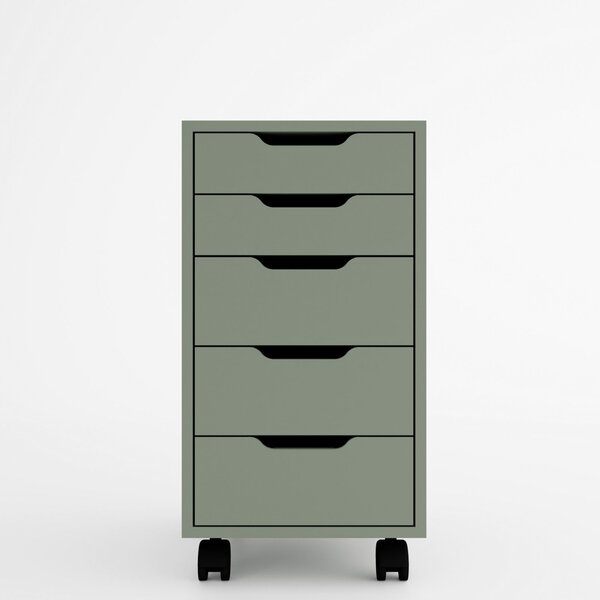 Container de birou Caisy (verde). 1144765