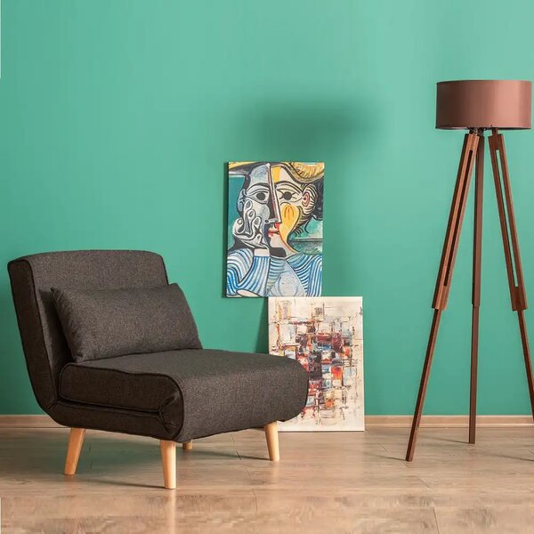 Fotoliu Extensibil,reglabil, Folde, 180 x 80 cm,gri