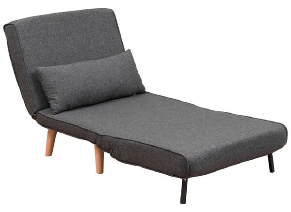 Fotoliu Extensibil,reglabil, Folde, 180 x 80 cm,gri