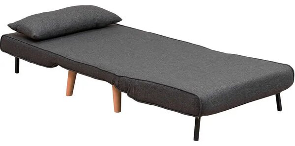 Fotoliu Extensibil,reglabil, Folde, 180 x 80 cm,gri