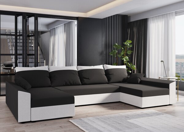 Colțar în formă de U Paragon U (Negru + Alb). 1057393