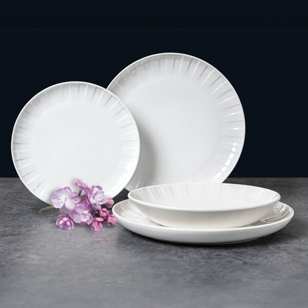 Farfurie plata 30cm, alb, Ligne