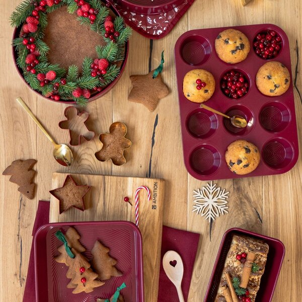 Tava briose, 12 portii, invelis non-stick, Noel