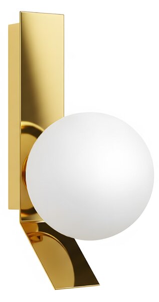 APP1758-1W Aplică de perete aurie/albă periată