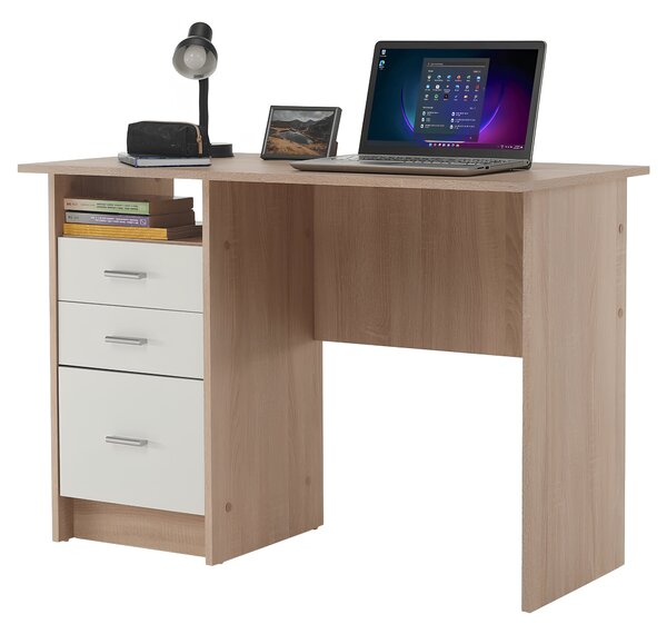 KONDELA Masă PC, stejar sonoma, SAMSON NEW