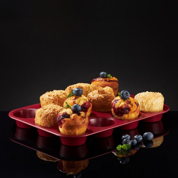 Tava briose, 12 portii, invelis non-stick, Noel