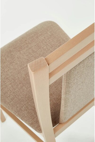 Scaun tapitat Hubert 8, gri, 45X51X90 CM