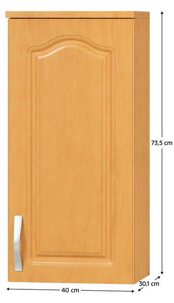 KONDELA Dulap bucătărie de sus, arin, de dreapta, LORA MDF NEW KLASIK W40/736