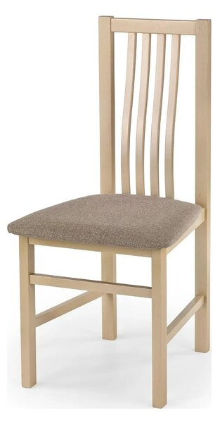 Scaun PAWEL, gri/stejar sonoma, stofa clasica/lemn de fag, 46X48X94 CM