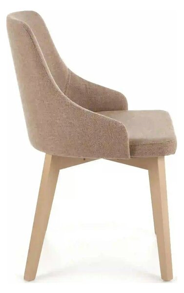 Scaun tapitat stofa bej Toledo, 55X51X82 CM