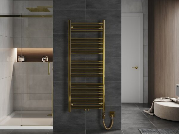 Mexen Mars, element electric de încălzire 1500 x 600 mm, 600 W, auriu lucios, W110-1500-600-2600-50