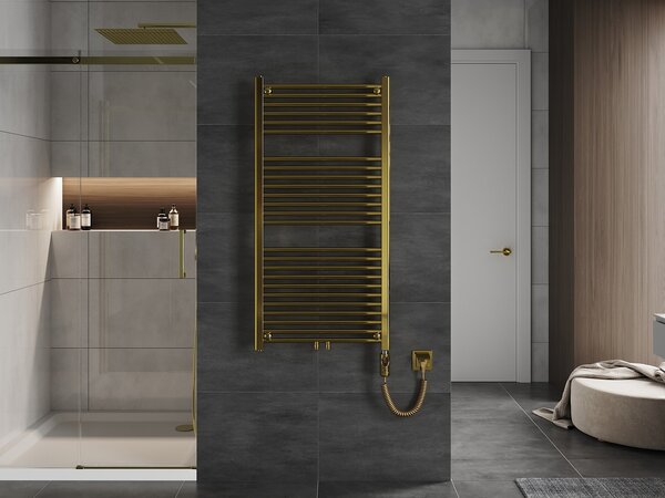 Încălzitor electric Mexen Mars 1200 x 600 mm 600 W auriu lucios W110-1200-600-2600-50