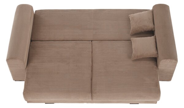 KONDELA Canapea foarte spaţioasă, maro deschis, bej, crem, GILEN BIG SOFA