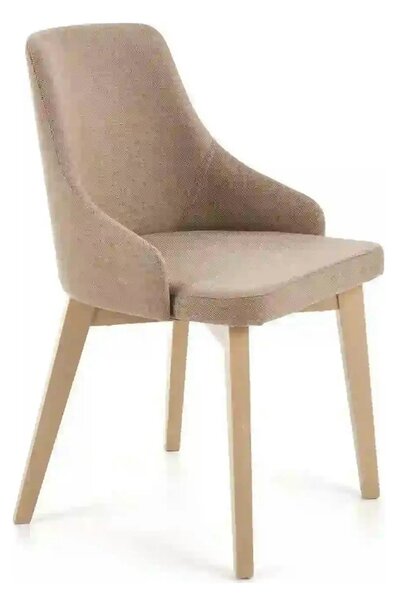 Scaun tapitat stofa bej Toledo, 55X51X82 CM