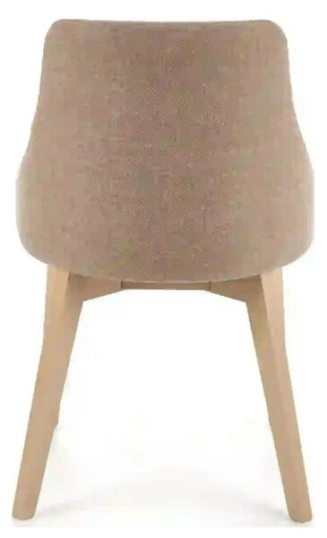 Scaun tapitat stofa bej Toledo, 55X51X82 CM