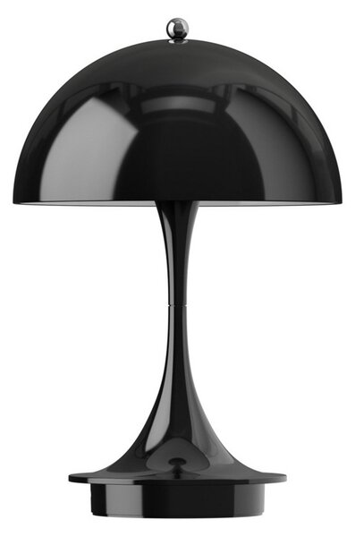 Louis Poulsen Panthella PORTABLE 160 V3, negru opac, reglabil, Negru, Camera de zi / sufragerie, Plastic, Design