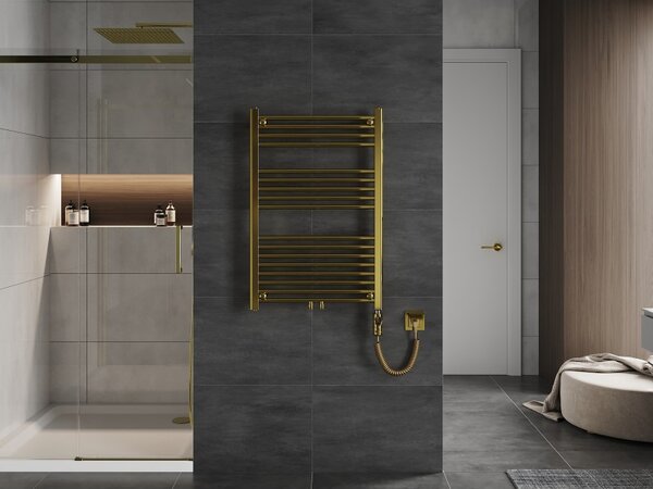 Încălzitor electric Mexen Mars 900 x 600 mm 300 W auriu lucios W110-0900-600-2300-50