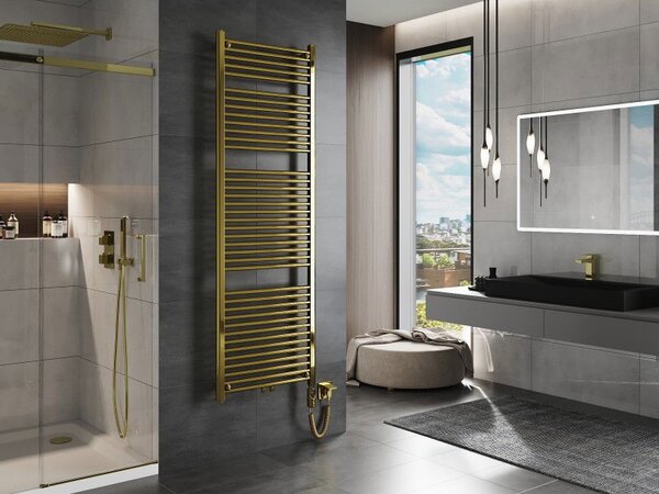 Mexen Mars, element electric de încălzire 1800x600 mm, 900W, auriu lucios, W110-1800-600-2900-50