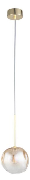 Brilagi - Pendul pe cablu VULCANO 1xG9/8W/230V auriu/bej fumuriu