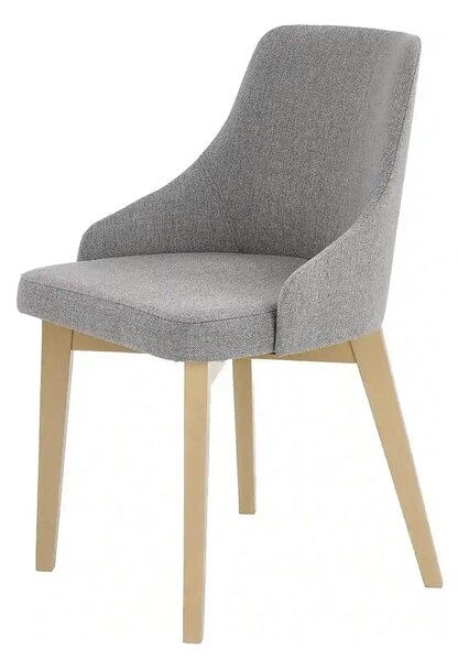 Scaun tapitat cu stofa gri Toledo, 55X51X82 CM