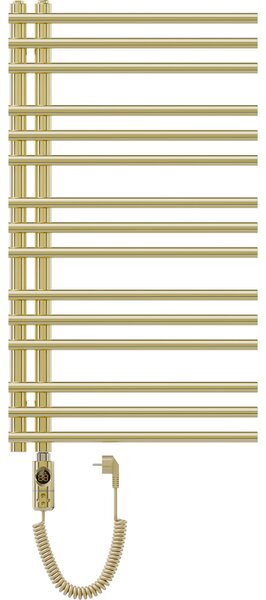Mexen Neptun, element electric de încălzire 900 x 500 mm, 300 W, auriu lucios, W101-0900-500-2300-50