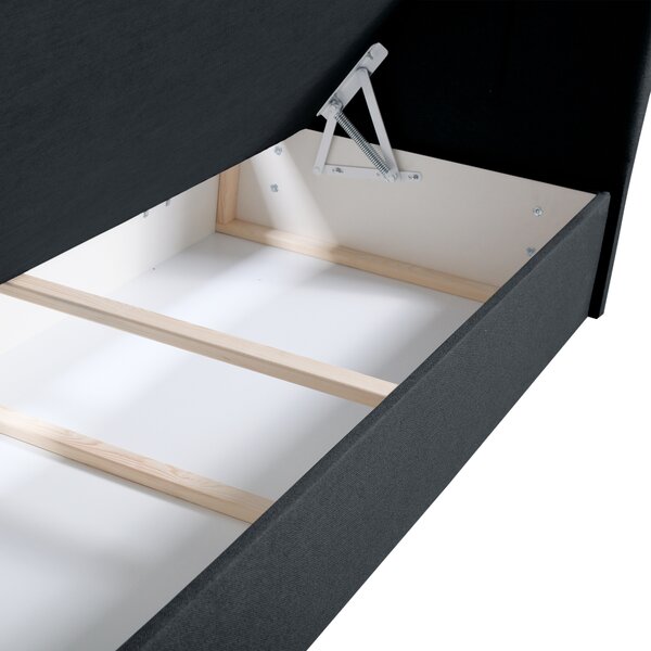 KONDELA Pat boxspring, 140x200, gri, BEST