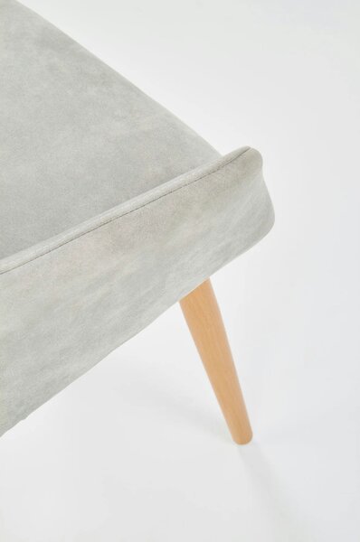 Scaun sufragerie K287, gri/stejar, 58x61x50 cm