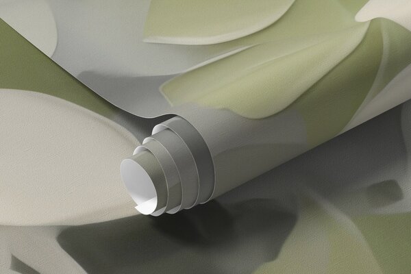 Tapet Tablou abstract cu flori suspendate, imitație, Imagini de fundal unice, w05641 : Uwalls.ro