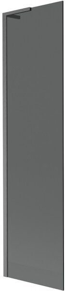 Mexen Next L, paravan de baie cu 1 aripă 50 x 150 cm, sticlă gri 6 mm, profil grafit, 895-050-000-03-40-66