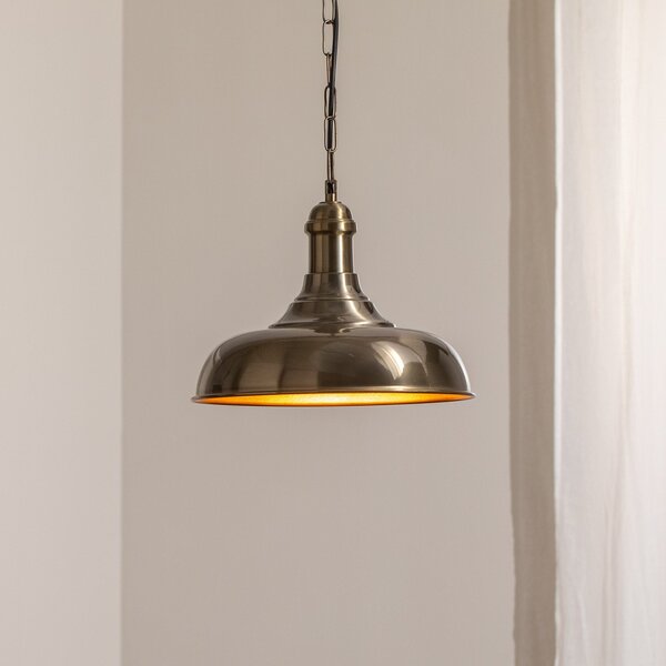 Opviq Berceste 225-S lampă suspendată Ø32cm aur, reglabil, Auriu / Alamă, Camera de zi / sufragerie, Metal