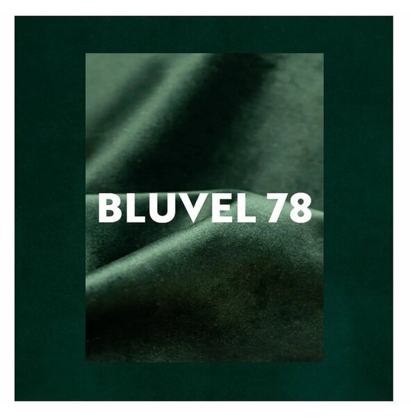 Fotoliu recliner OLIMP, verde inchis/negru, stofa catifelata/metal, 72
