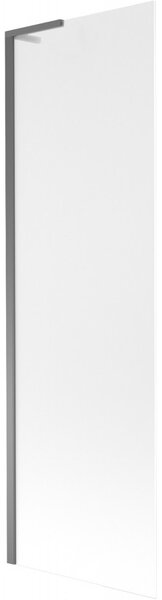Mexen Next L, paravan de baie cu 1 aripă 60 x 150 cm, sticlă mată de 6 mm, profil grafit, 895-060-000-03-30-95