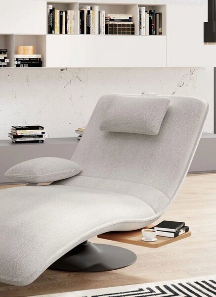 Sezlong rotativ EVO, personalizabil materiale gama Premium, 78x163x86