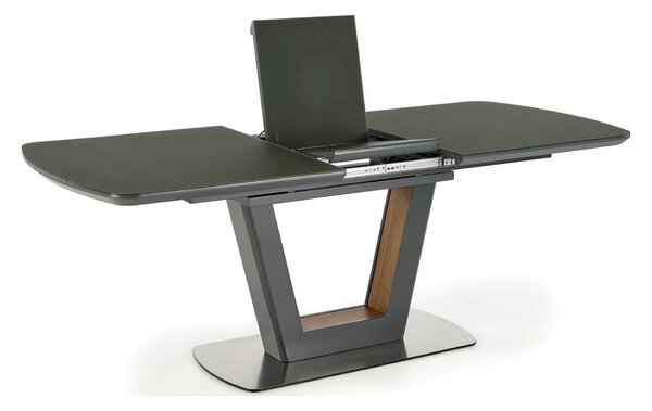Masa extensibila BILOTTI, gri antracit/nuc, 160/200x90x76 cm