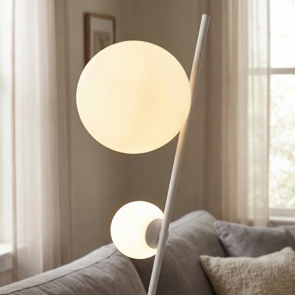 Lampadar TATU 2xG9/8W/230V alb