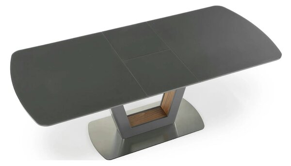 Masa extensibila BILOTTI, gri antracit/nuc, 160/200x90x76 cm