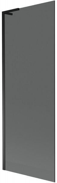 Mexen Next L, paravan de baie cu 1 aripă 70 x 150 cm, sticlă gri 6 mm, profil negru, 895-070-000-03-40-70