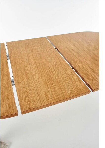 Masa extensibila SORBUS, stejar, 100/200x100x77 cm