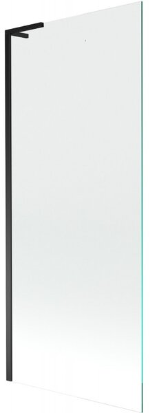Mexen Next L, paravan de baie cu 1 aripă 80 x 150 cm, sticlă transparentă de 6 mm, profil negru, 895-080-000-03-00-70