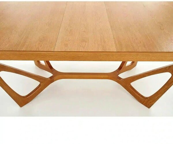 Masa extensibila WENANTY, stejar, 160/240x100x77 cm