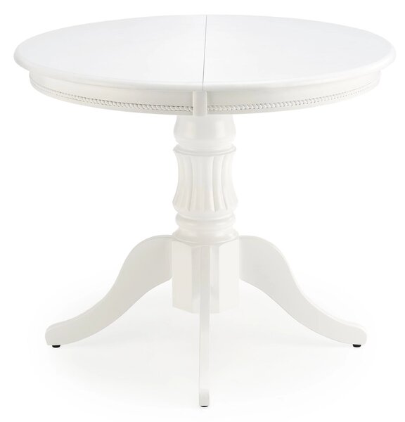 Masa extensibila alb WILLIAM, 90/124x90x75 cm