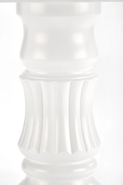 Masa extensibila alb WILLIAM, 90/124x90x75 cm