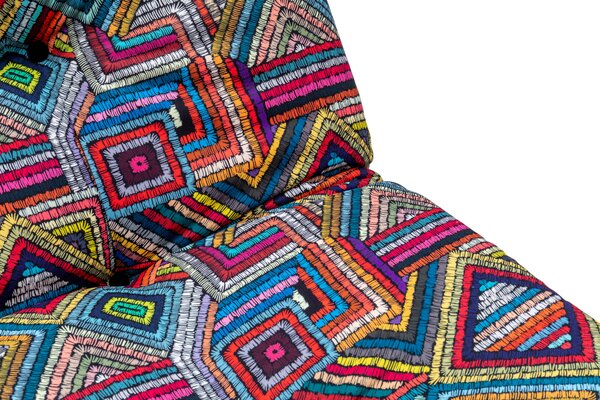 Canapea trei locuri Mishike 1 (multicolor). 1072886