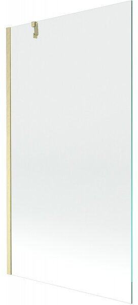 Mexen Next, paravan de baie cu 1 aripă 100 x 150 cm, sticlă transparentă de 6 mm, auriu mat, 895-100-000-00-00-55