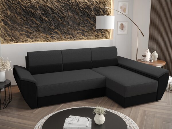 Colțar Radiant L3 (Negru + Gri închis) (D). 1057471